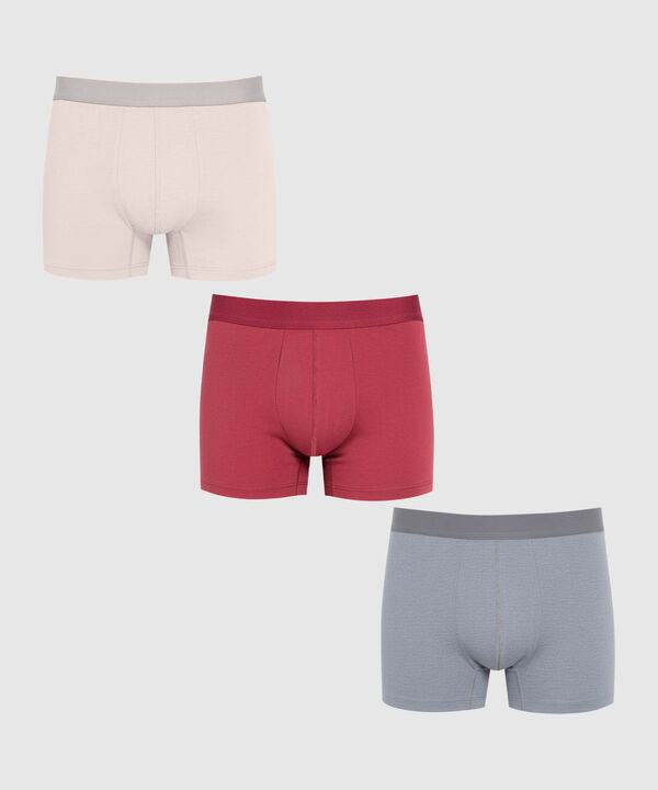 Set x3 B&oacute;xers Cl&aacute;sicos para Hombre image number null