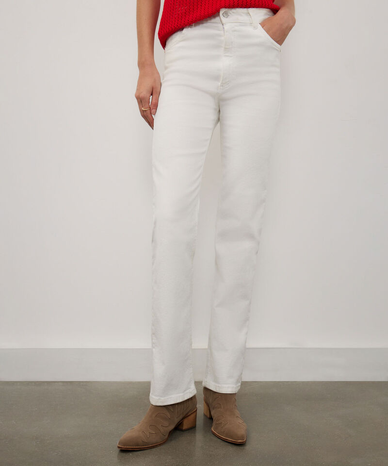 Jean Jean Straight Tono Off White