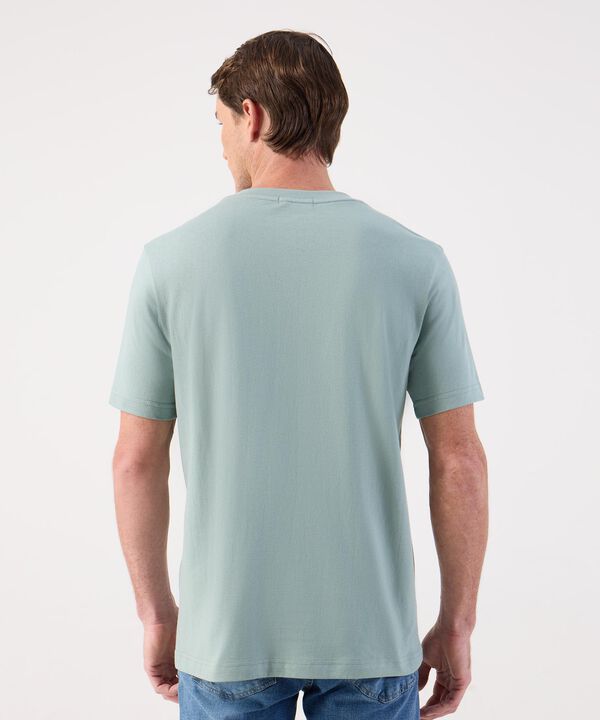 Camiseta de Algod&oacute;n B&aacute;sico para Hombre con Estampado