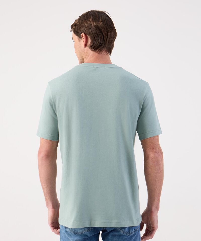 Camiseta de Algod&oacute;n B&aacute;sico para Hombre con Estampado