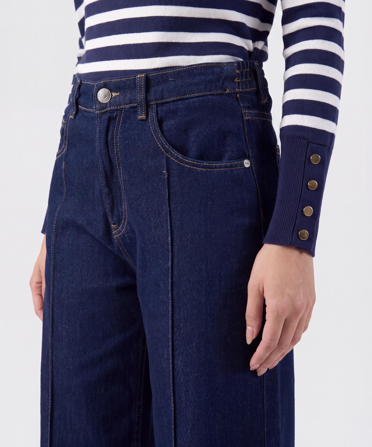 Wide Leg Crop Tono Raw