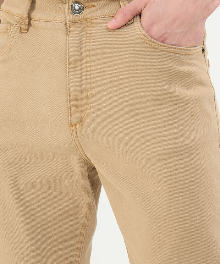 Jeans Slim Tono Café