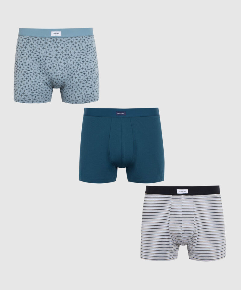 Set x3 B&oacute;xers Trunk Variados para Hombre