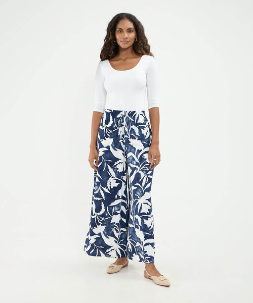 Pantalon Fluido Para Mujer image number null