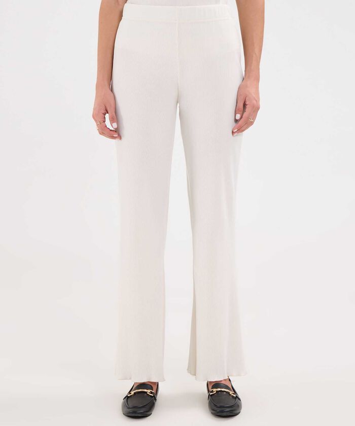 Pantalón Flare Texturizado