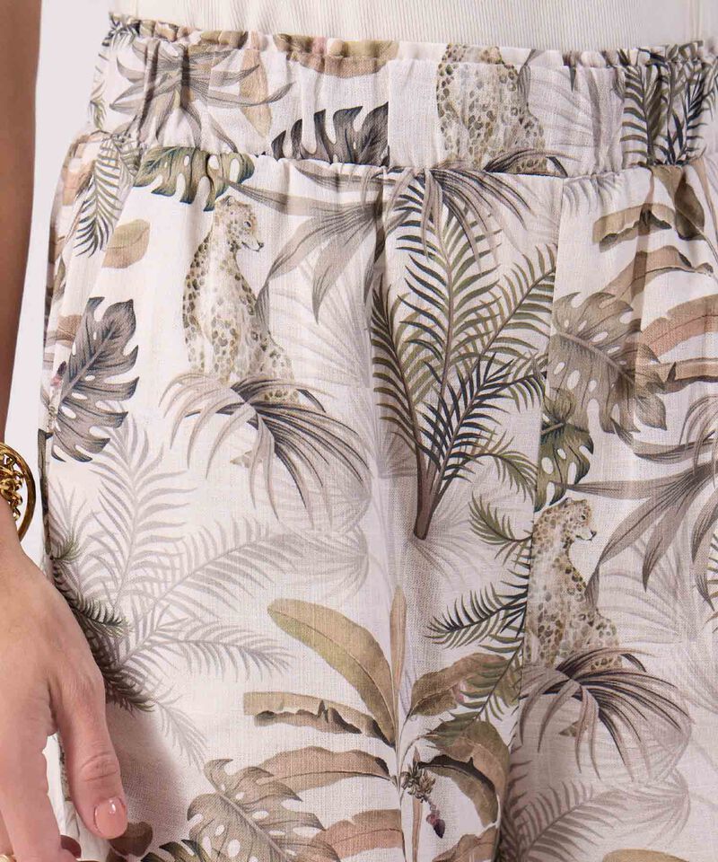 Pantalon Estampado Fluido 