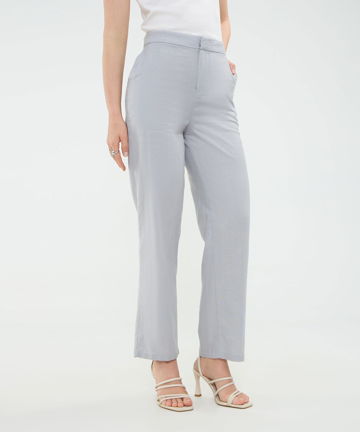 Pantalón en Efecto Lino