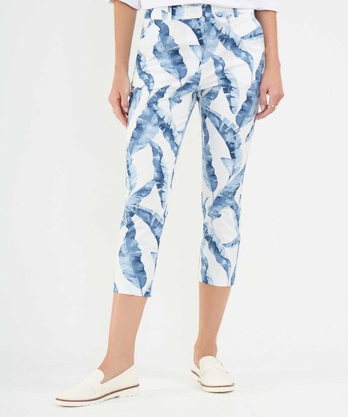Pantalón Capri Estampado image number null