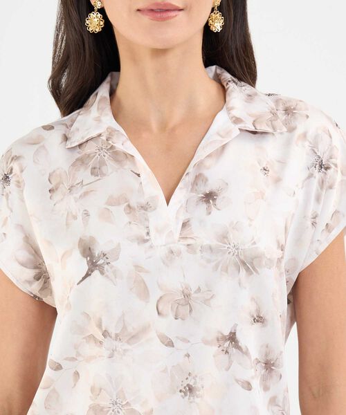 Blusa Satinada Estampada image number null