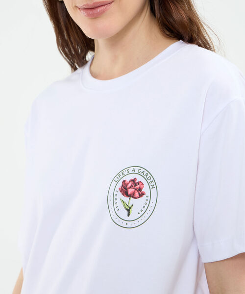 Camiseta Estampado Botánico image number null