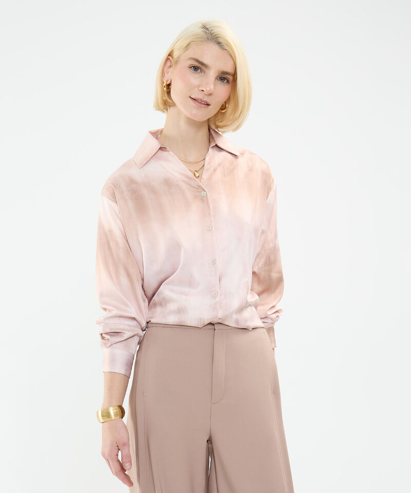 Blusa Satinada Estampada