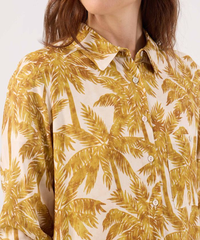 Camisa Estampada Manga Larga