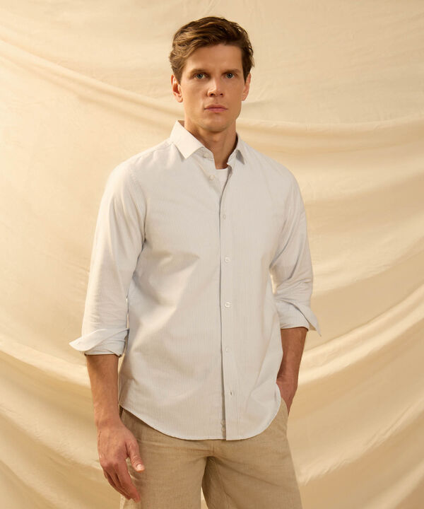 Camisa Manga Larga Unicolor  image number null