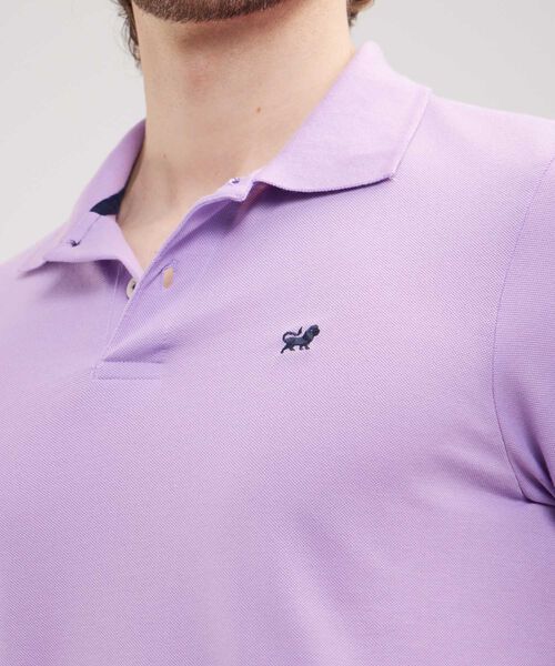 Polo Tejido Unicolor Cuello Y Pu&ntilde;os Tejidos,Sin Bolsillo Con Hiladillo. image number null