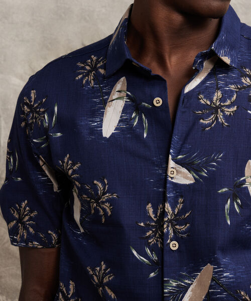 Camisa Manga Corta Estampada image number null