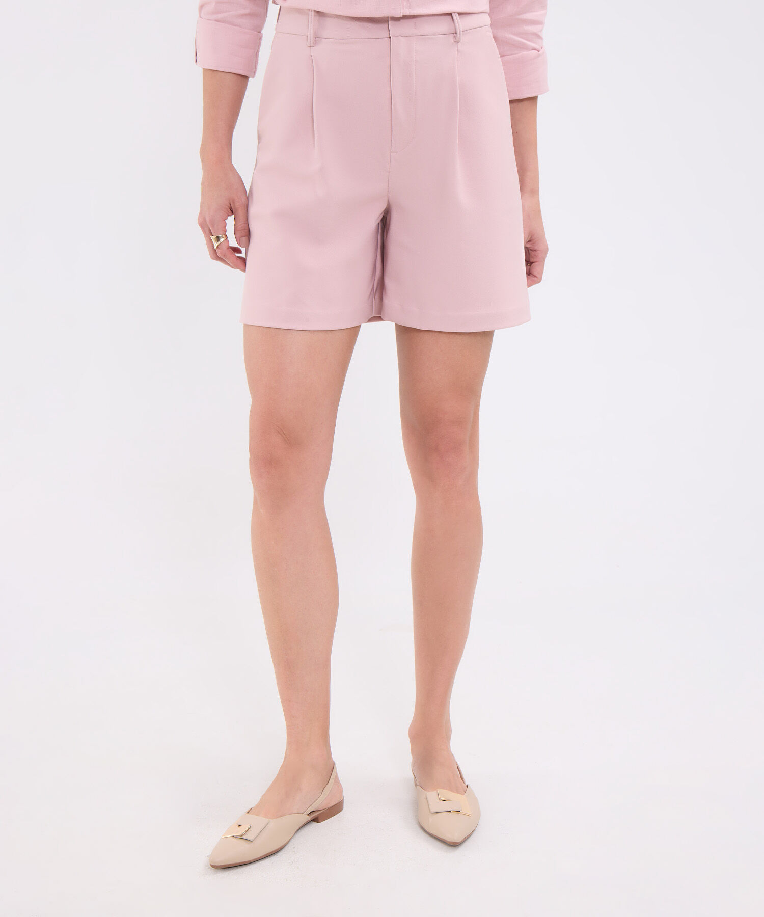 Bermuda con prense para mujer