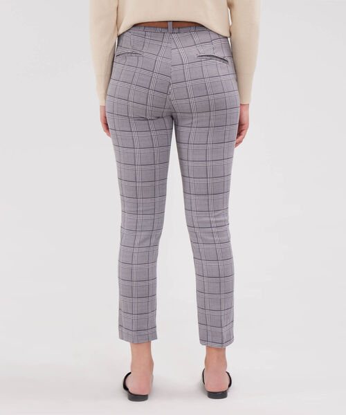 Pantalon Chino Estampado Con Cinturon