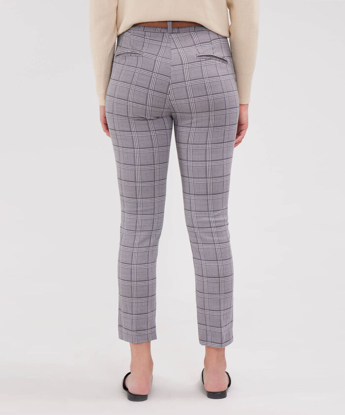Pantalon Chino Estampado Con Cinturon