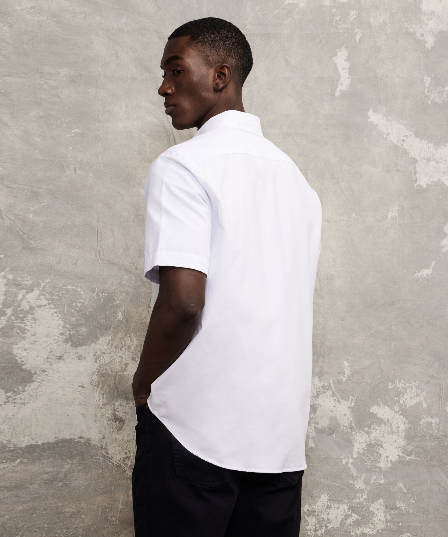 Camisa Manga Corta Oxford