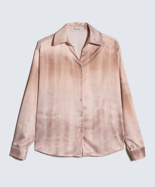 Blusa Satinada Estampada