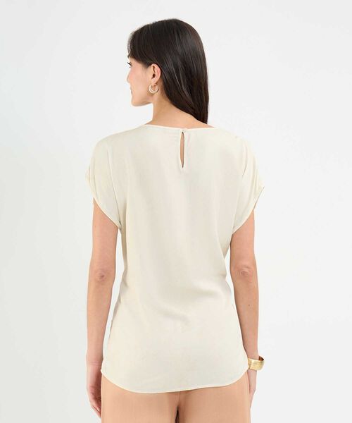 Blusa Estampada con Anudado