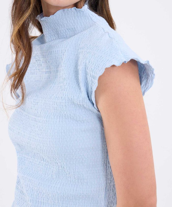 Camiseta Manga Corta Texturizada