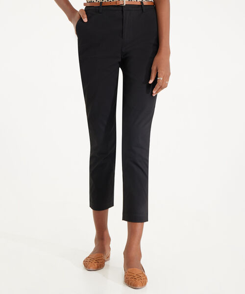 Pantalón Chino Unicolor Con Cinturón image number null