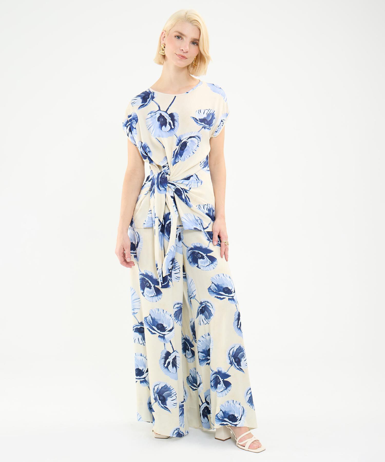 Pantalón Fluido Estampado