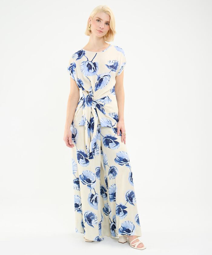 Pantalón Fluido Estampado