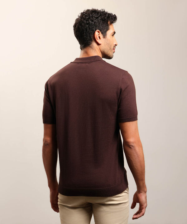 Polo De Punto Manga Corta Estilo Cl&aacute;sico Para Hombre