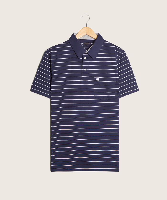 Polo Cuello Duro  Preteñido Bicolor