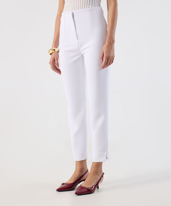 Pantal&oacute;n B&aacute;sico Formal Ajuste Tobillero Para Mujer image number null