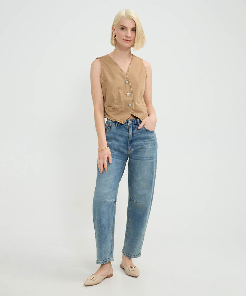 Jean Straight Con Pinza