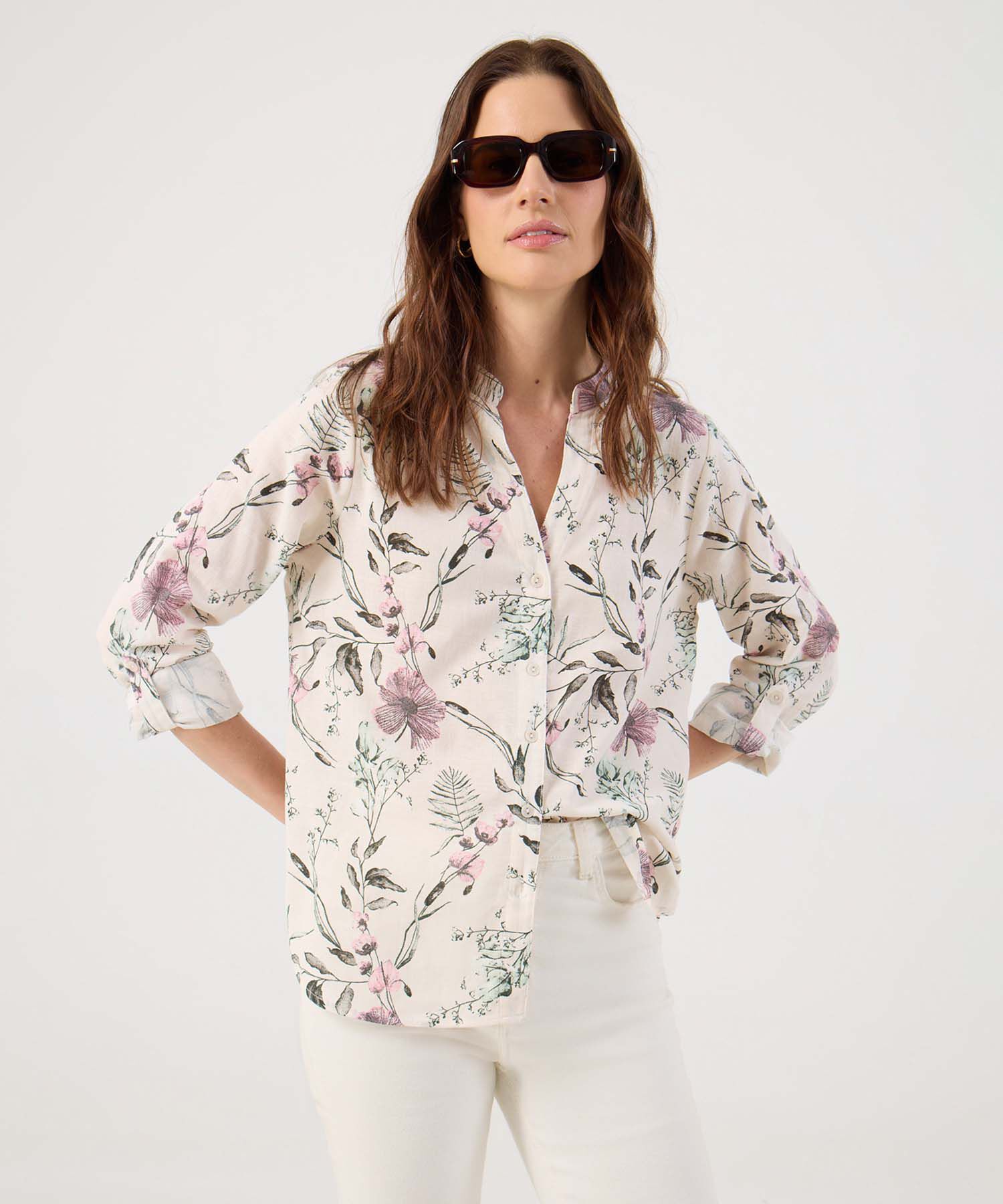 Blusa Manga Larga Estampada