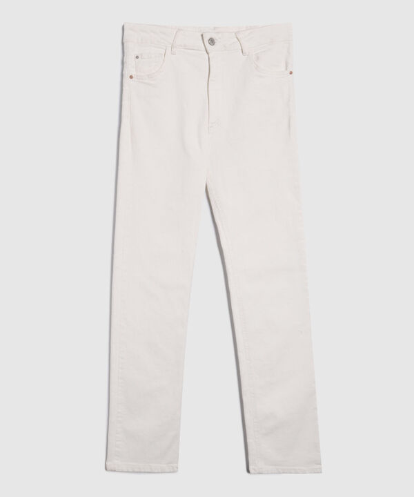 Jean Jean Straight Tono Off White