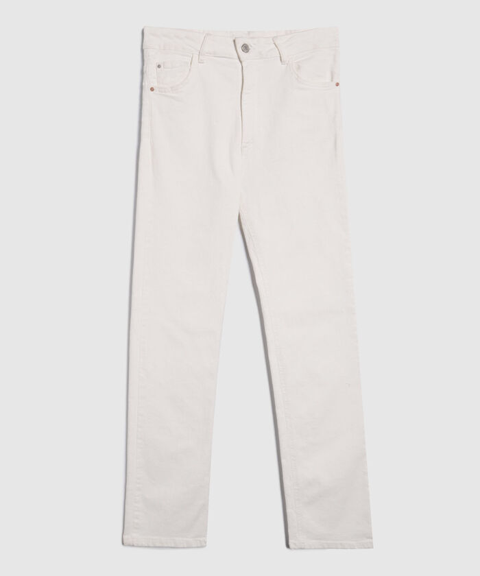 Jean Jean Straight Tono Off White
