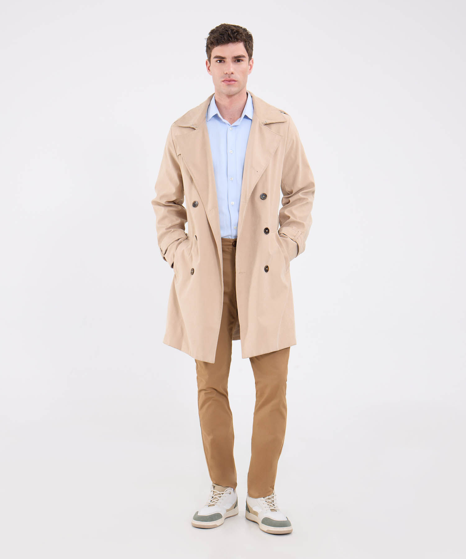 Camisa Unicolor Manga Larga