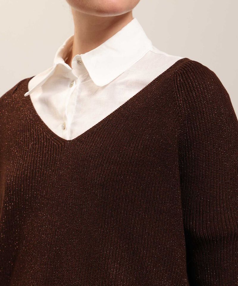 Saco Fino Tejido Cuello V Elegante Para Mujer