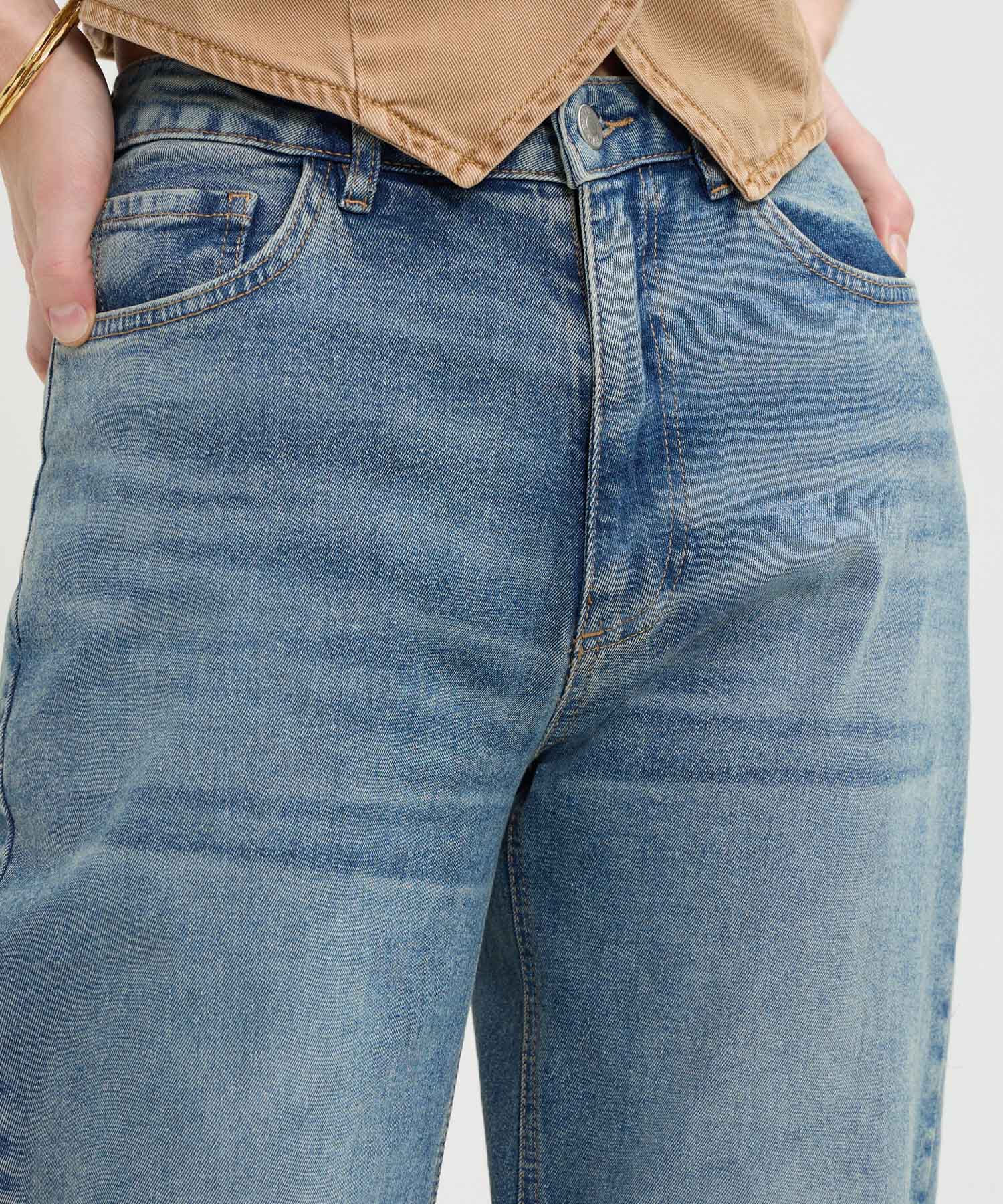 Jean Straight Con Pinza