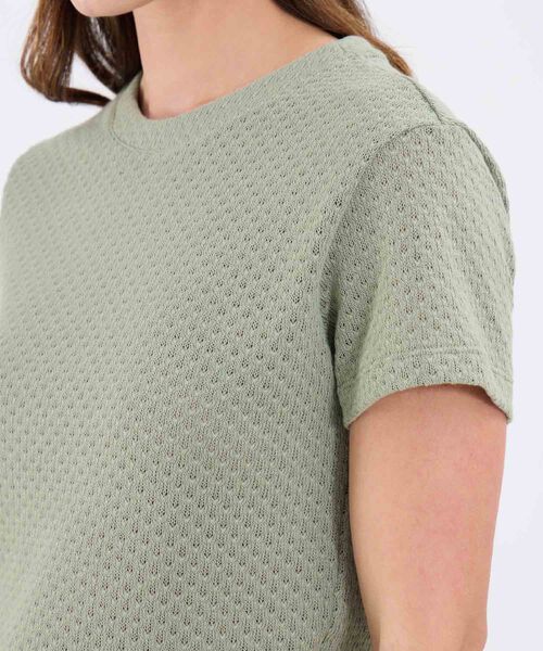 Camiseta Unicolor Cuello Redondo image number null