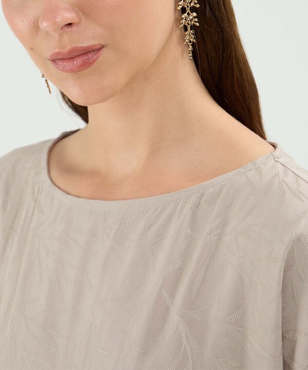 Blusa Manga Corta Ruedo Asimetrico Para Mujer