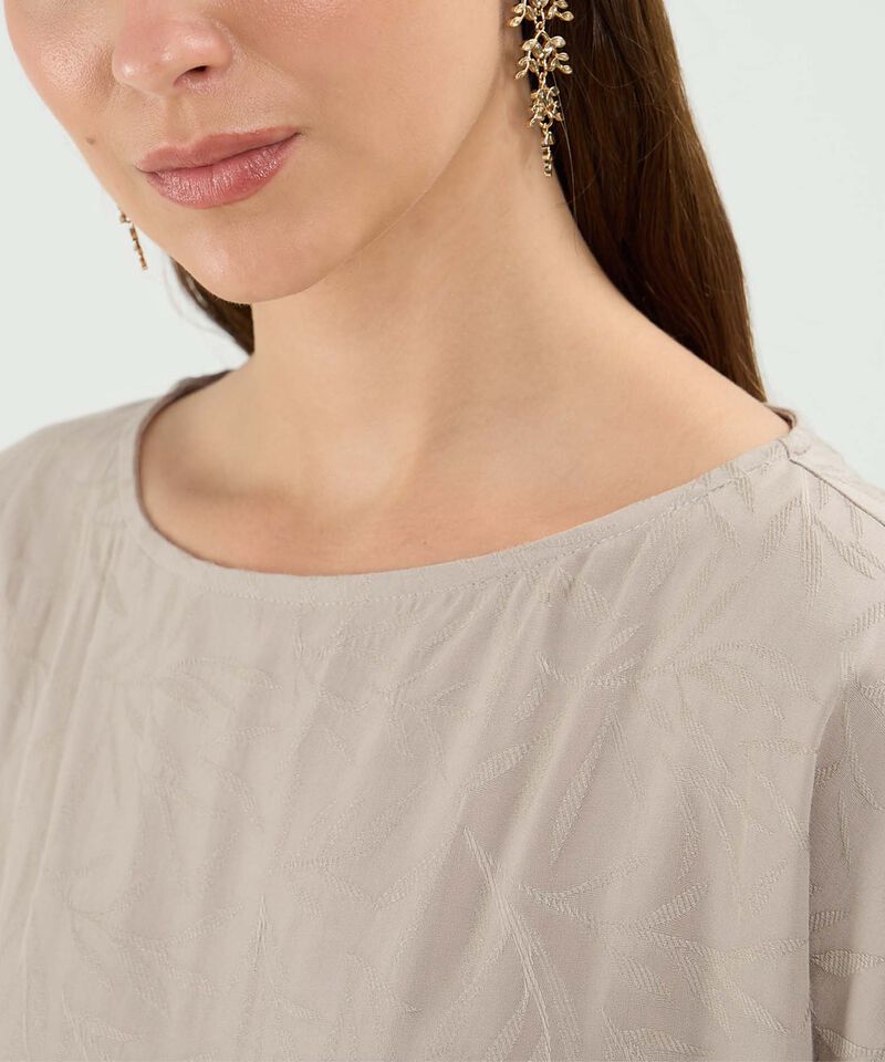 Blusa Manga Corta Ruedo Asimetrico Para Mujer