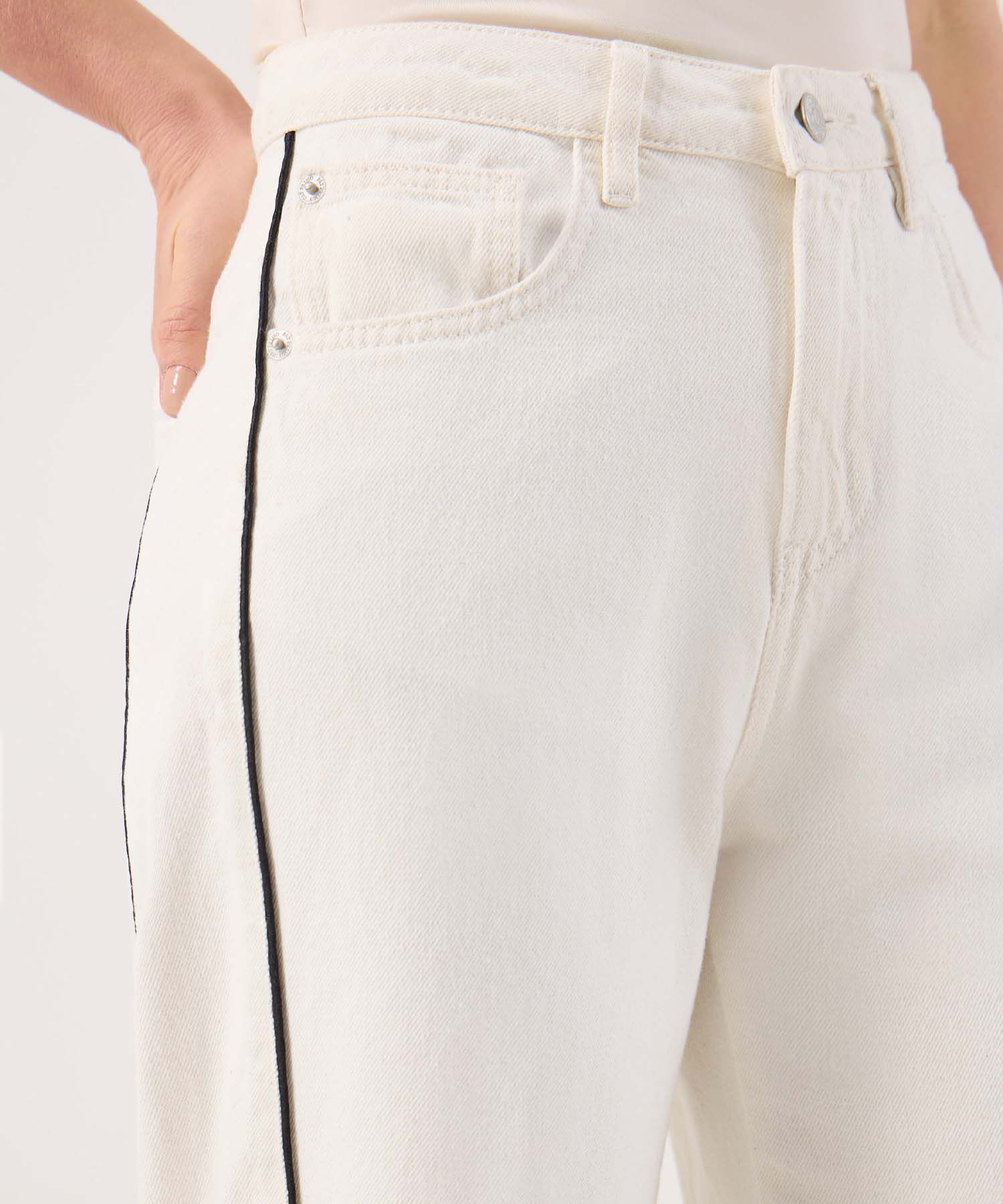 Jeans Wide Leg Tono Claro