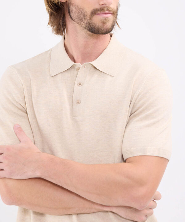 Polo Tejida Para Hombre