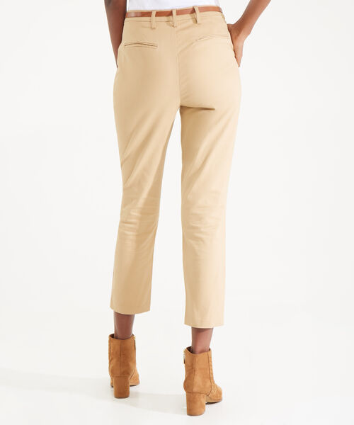 Pantal&oacute;n Chino Unicolor Con Cintur&oacute;n