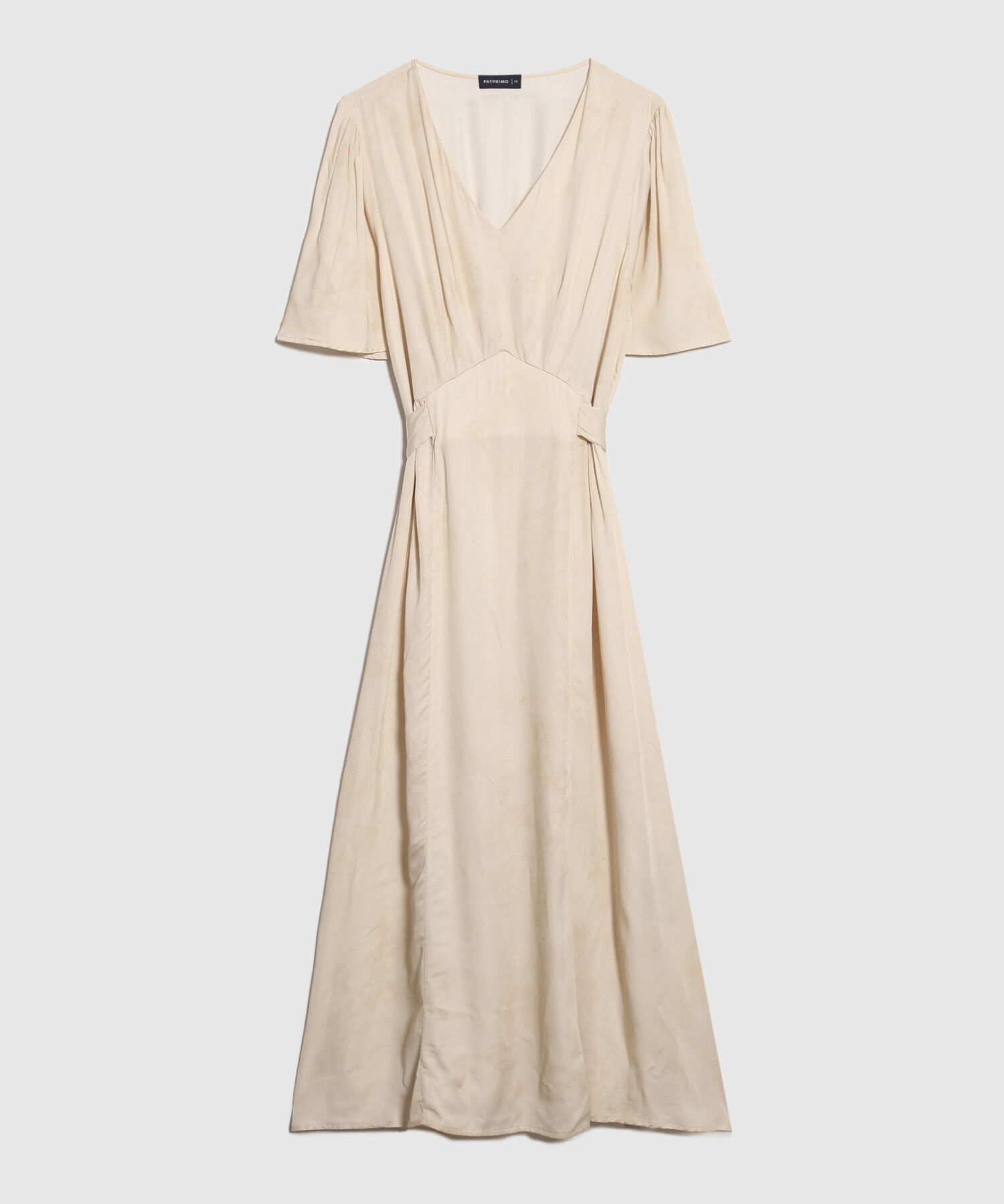 Vestido Estampado Escote en V