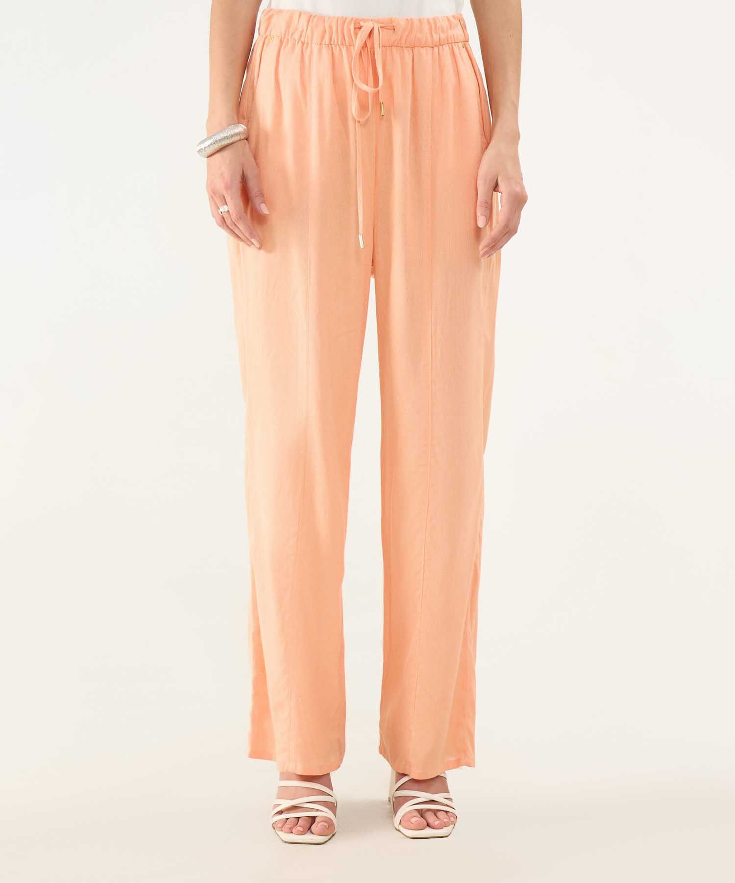 Pantalón en Efecto Lino