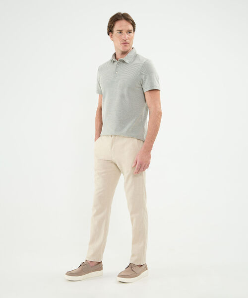 Polo Preteñida Cuello Con Banda image number null