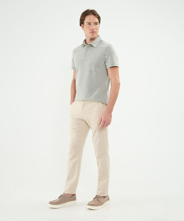 Polo Prete&ntilde;ida Cuello Con Banda