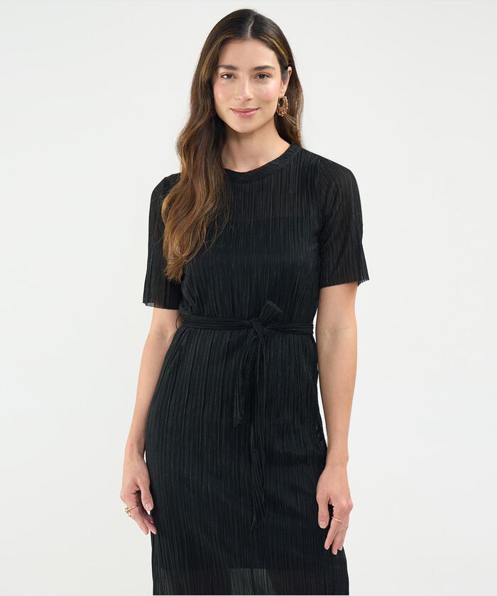 Vestido Midi con Brillos